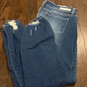 Cello Ripped Cropped Jeans